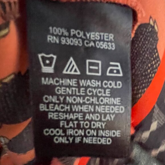 Women's Size Small NIC+ZOE Sleeveless Orange/Black Armadillo Top - Picture 16 of 16